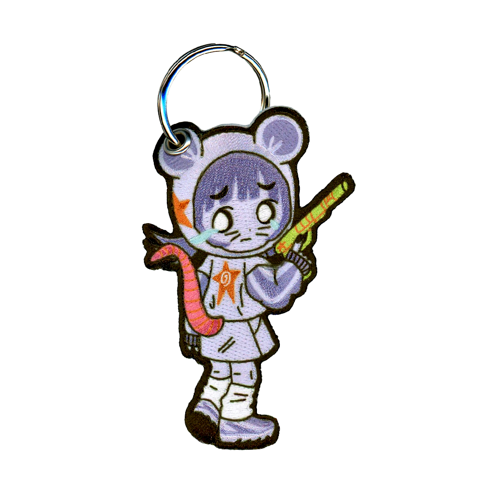 Brave Clover Keychain