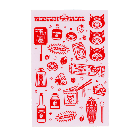 Maesubi Mart Sticker Sheet
