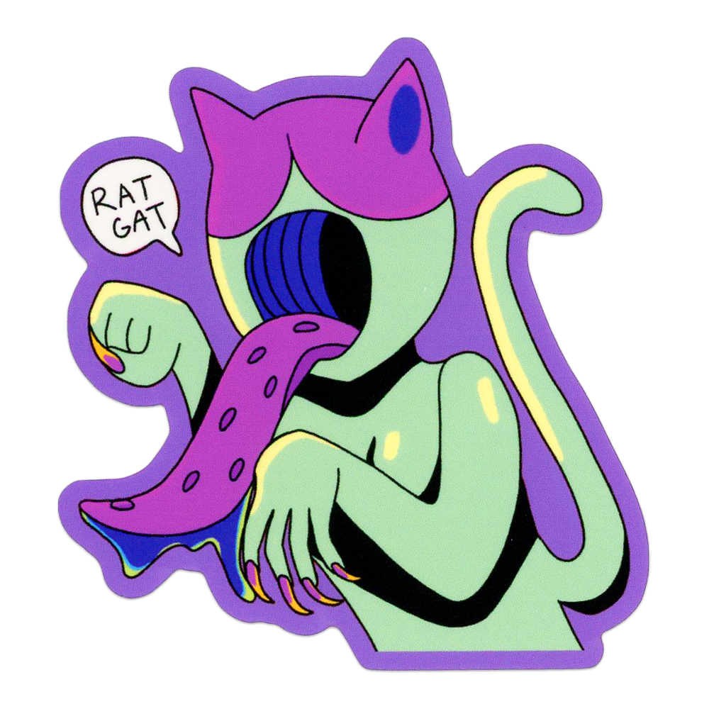 Space Horror Sticker