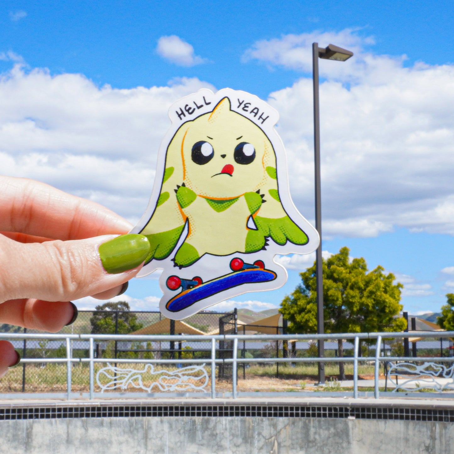 Skater Terriermon Sticker