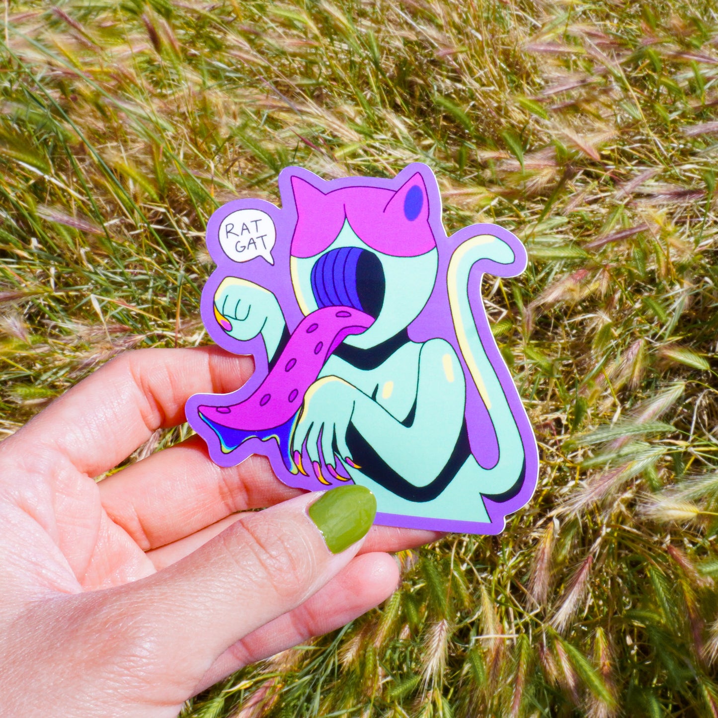 Space Horror Sticker
