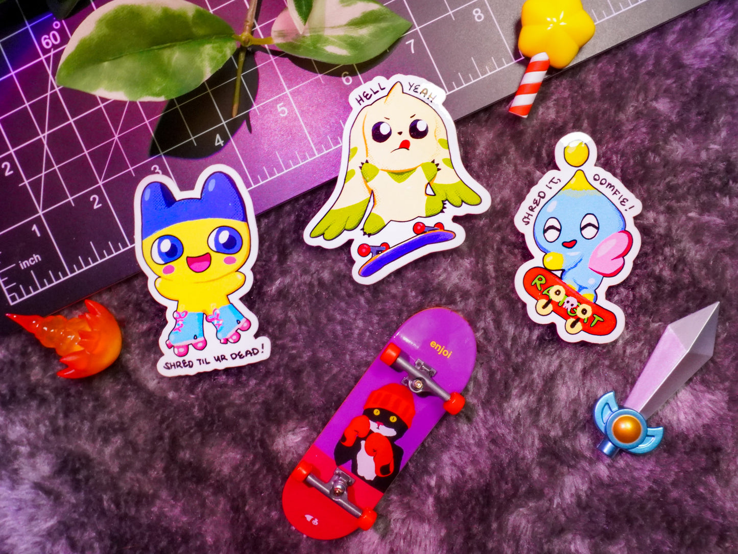 Skater Chao Sticker