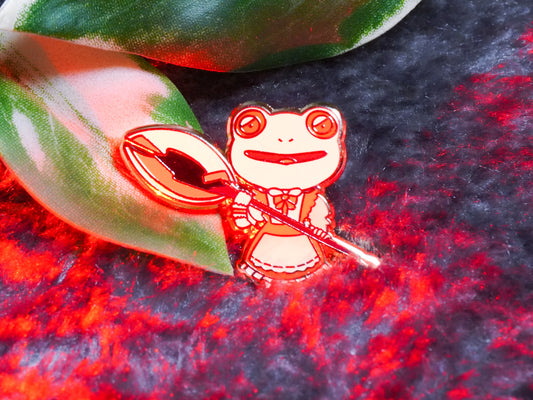 ˢᵐᵒˡ Guro the Frog Pin