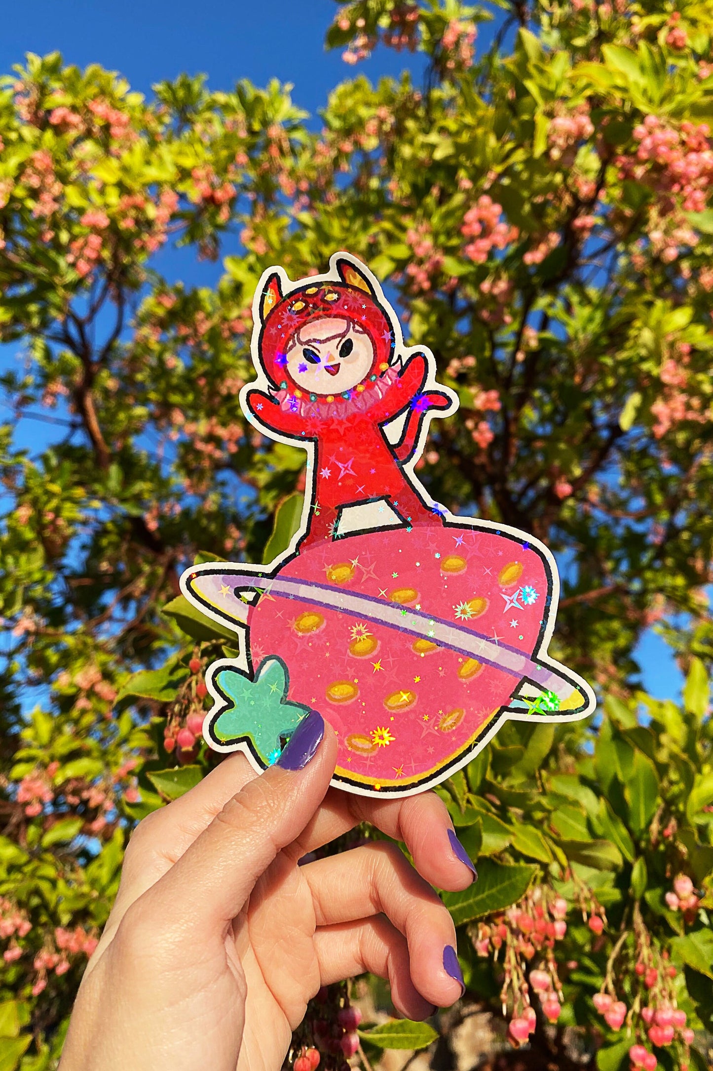 Planet Maesubi Sticker *HOLOGRAPHIC*