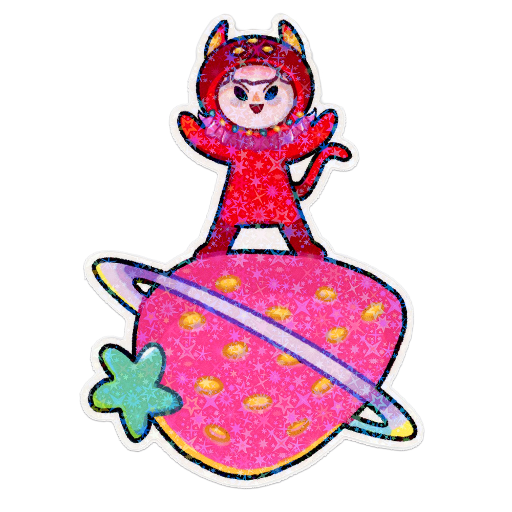 Planet Maesubi Sticker *HOLOGRAPHIC*