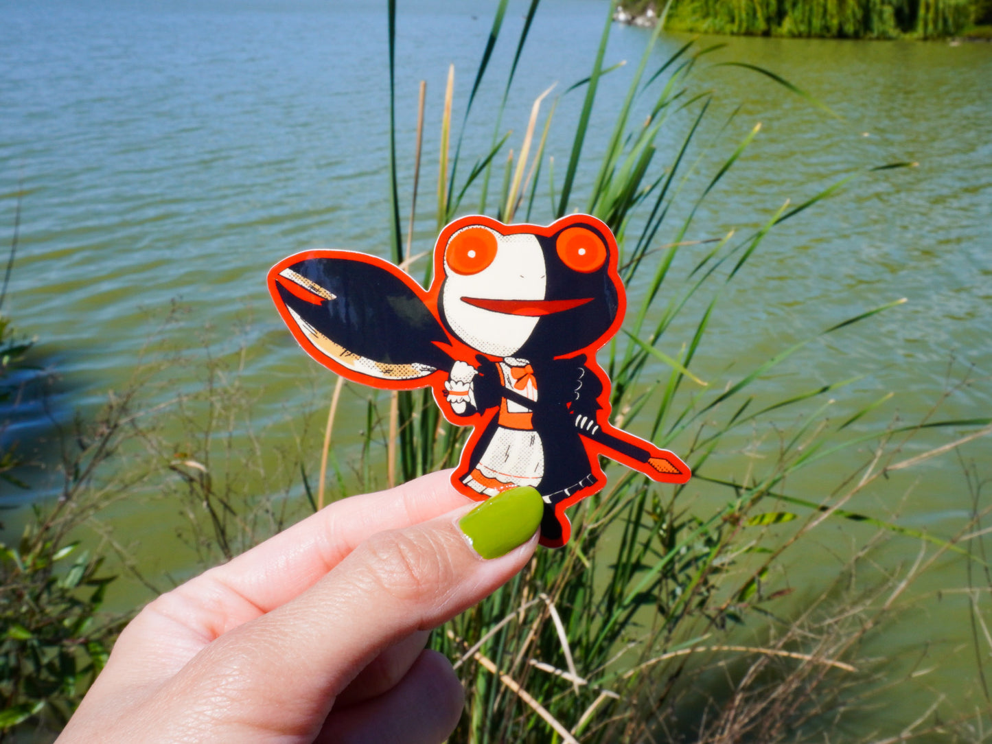 Guro the Frog Sticker