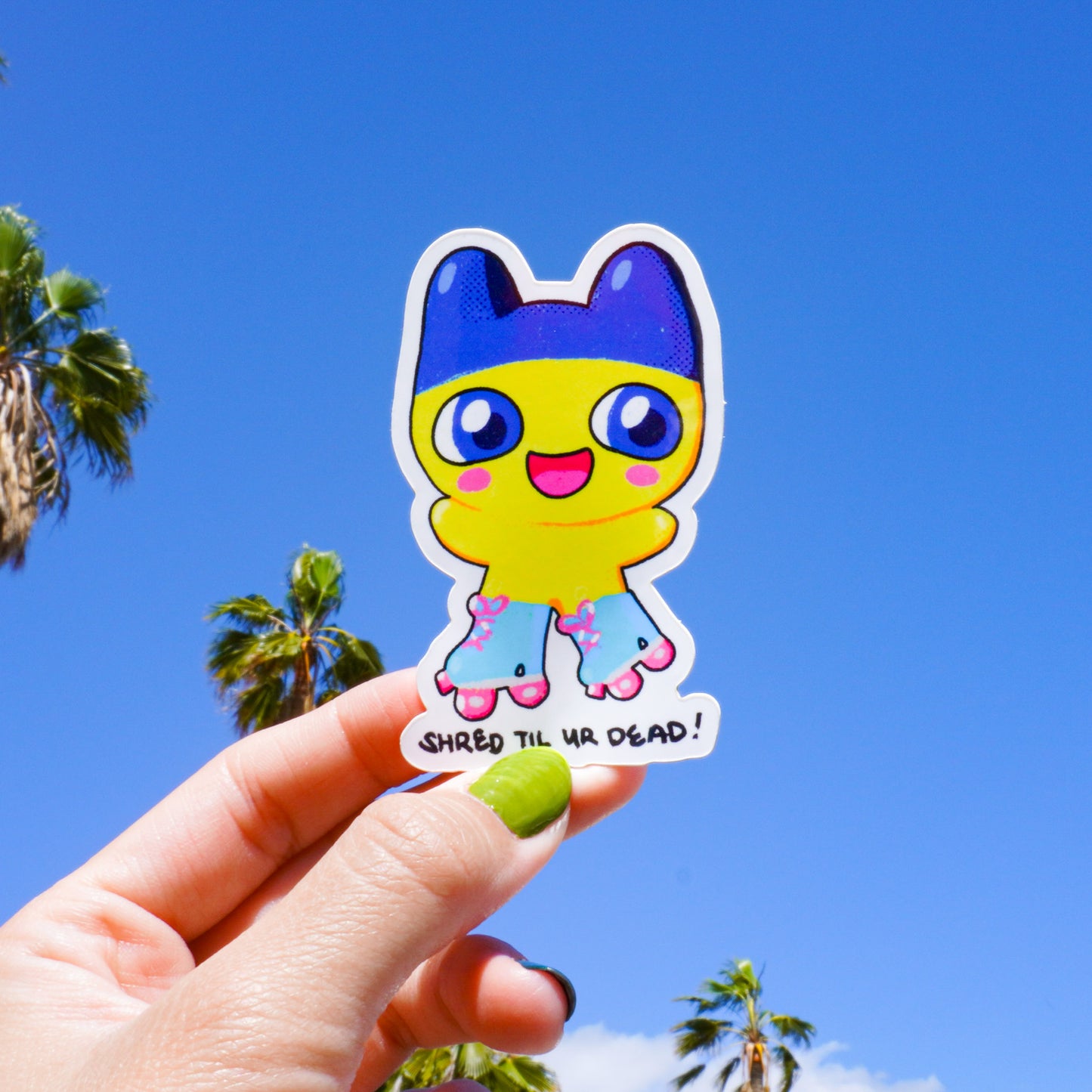 Skater Mametchi Sticker